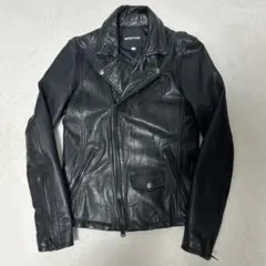 BUFFALO BOBS ダブルライダースジャケット　本革　ブラック　サイズ1