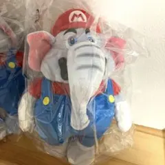 スーパーマリオ　ゾウマリオ（S） ぬいくるみ 3体まとめ売り