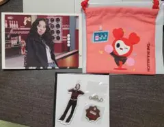 TWICE チェヨン THIS IS FOR 国立 巾着 アクキー ラントレ