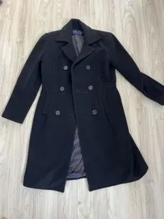 ネイビー チェスターコート