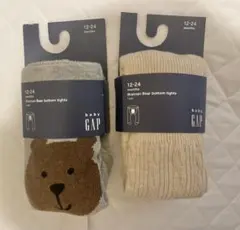 山口様専用：babyGAP くまタイツ 12~24months 2点セット