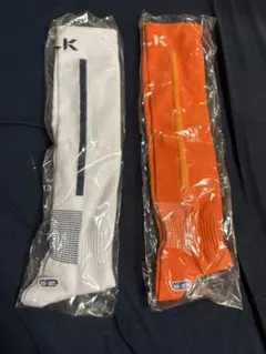 BLK ラグビー ストッキング ホワイト オレンジ 25-27