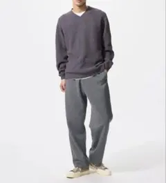 UNIQLO ニットフリースイージーアンクルパンツ　Lサイズ