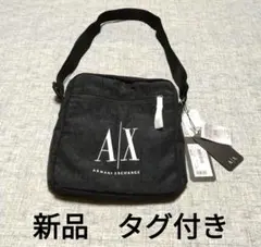 新品　Armani Exchange　ブラック　メンズ　ショルダーバッグ