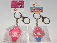 【匿名配送】マイメロディ　なりきりキーホルダー　推しカラー＆クリア　限定品