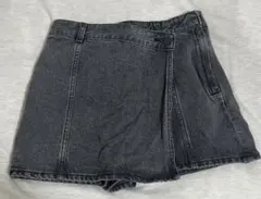 GU デニムショートパンツ Sサイズ ダークグレー