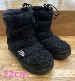 ノースフェイス ウール　ショートブーツ　スノーブーツ　ヌプシ　ブーティー