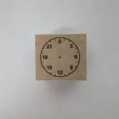 時計 24時間表記 バーチカルサイズ　スタンプマルシェ 日本製 はんこ