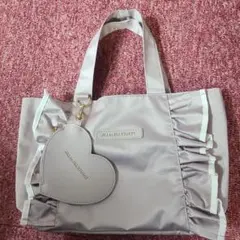 JILL by JILLSTUART フリルトートバッグ ポーチチャーム