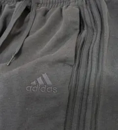 adidas ブラック ジャージ ハーフパンツ