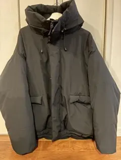 チャオパニック ダウンジャケットポリタスラン中綿ハーフフードハッピージャケット