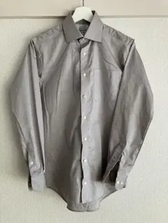 え*じ様 LES MUES ノンアイロンシャツ グレーS(37)-82