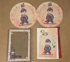 アニカフェ とうらぶ 小豆長光 コースター 硬化ケース　カード