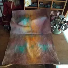 80.ジャンクジャーナル素材。手染め布