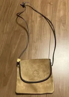 らいむ様専用　ポシェット　ショルダーバッグ　スエード