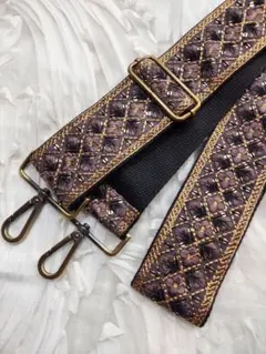 特価D-14インド刺繍リボン※ショルダーストラップ　スマホストラップ　送料込み