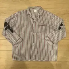 PURITAN ストライプ柄 長袖シャツ パジャマシャツ