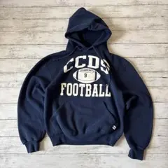 こ*は様 ヴィンテージ90sラッセルアスレティック カレッジロゴ フーディー ネ