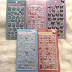 サンリオ ボンボンドロップシール ハンギョドン キティ クロミ シナモン