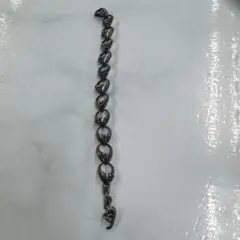 ヴィンテージ　シルバーチェーンブレスレット