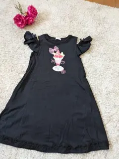 ストロベリーアイスクリームノースリーブワンピース