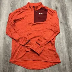 NIKE RUNNING ハーフジップ トップス オレンジ サイズLのサムネイル