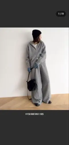 2/15削除新品タグ付き　今季CANALJEAN　Elmarニットセットアップ