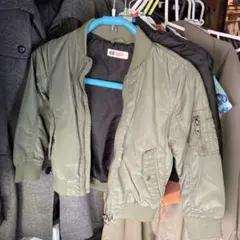 H&M ボンバージャケット US 5-6Y オリーブグリーン