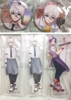 ブルーロック　一番くじ　dayoff　アクスタ　凪誠士郎 御影玲王　缶バッジ