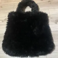 黒 ファートートバッグ 内部ポケット付き