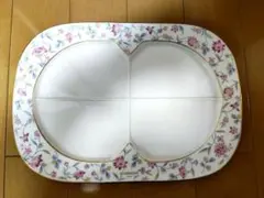 Givenchy 花柄 四分割皿　デザートプレート