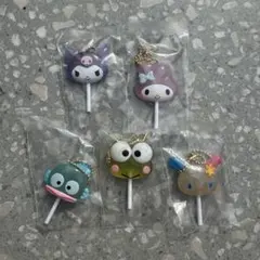 値下げ　サンリオキャラクターズ カラフルキャンディチャーム ガチャ セミコンプ