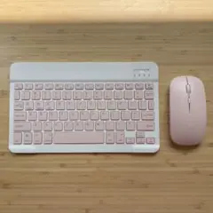 新品未使用　Bluetooth キーボード＋マウス　ピンク　ワイヤレス