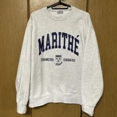 MARITHÉ FRANÇOIS GIRBAUD スウェットシャツ グレー