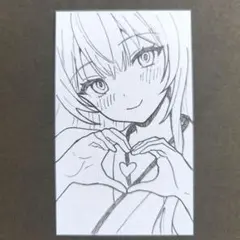 て*ん様 NIKKE ニケ シンデレラ 手描きイラスト 色紙 - メルカリ