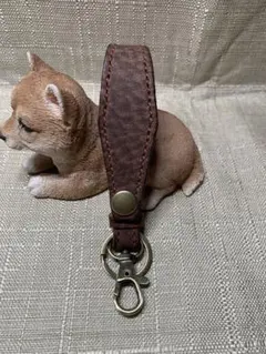 ハンドメイドレザーキーホルダー
