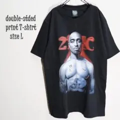 【新品】ミュージックTシャツ　L　tupac　903-138-01