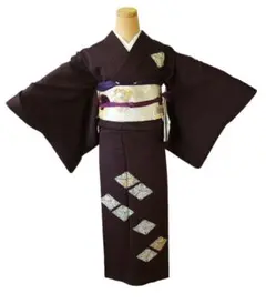 ロング寸 附下げ・訪問着＆袋帯・帯〆・帯揚げセット（正絹）仕立上り HH2324