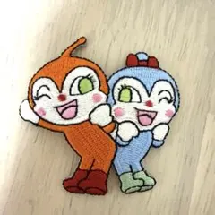 ドキンちゃん　コキンちゃん　ワッペン　アップリケ　アンパンマン