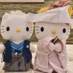 キティ＆ダニエル ウェディング 電報ぬいぐるみセット ハローキティ