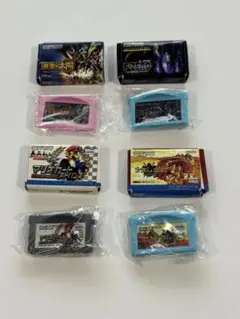 当時物】ゲームボーイアドバンス 型消しゴム ミニチュア 4種セット