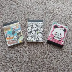 【平成レトロ】パンダデザイン メモ帳 3冊セット