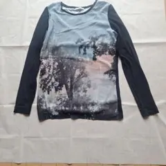 Paul Smith 風景プリント 長袖Tシャツ