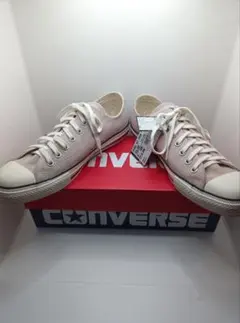 う*お様 超美品コンバースオールスターOXスエード本革27.5cmライトピンク