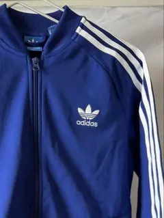 adidas アディダス　adicolor トラックトップ ジャージ　ブルー