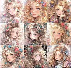 1/4締切❌即購入❌オーダー専用ページ　綺麗なスチームパンク女子　パネル生地