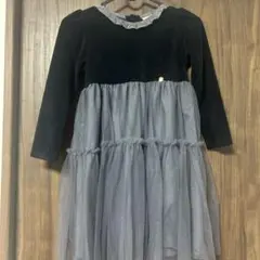 フリル チュール ワンピース 120