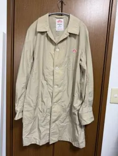 DANTON×BEAMSナイロンステンカラーコート 42 ベージュ