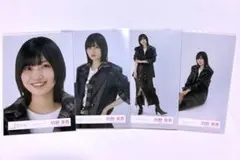 櫻坂46 的野美青 レザージャケットコーデ コンプ 生写真