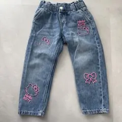 H&M キティ　デニム　2-3y